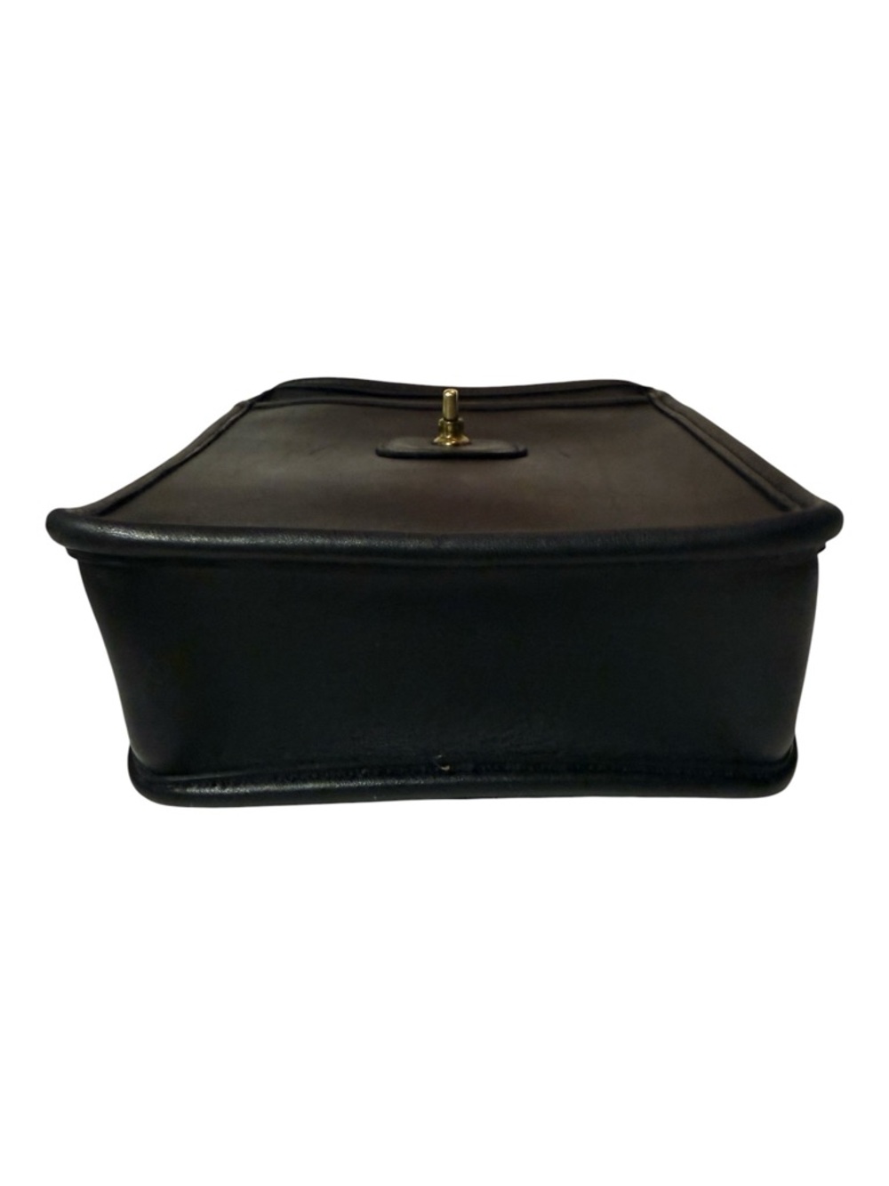 Vintage Coach Murphy Black Leather Crossbody Bag. Style No. 9930. Made in USA - Picture 10 of 16